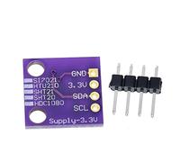 DollaTek Módulo HDC1080 de Baja Potencia, GY-213V-HDC1080 Sensor de Humedad Digital de Alta precisión con Sensor de Temperatura