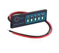 DollaTek Monitor de batería Tablero de visualización de energía LED DC 5-30 V para automóvil Motocicleta Carro de golf RV Medidor de batería