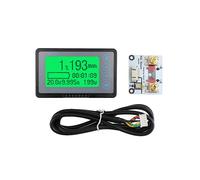DollaTek Monitor de batería TF03K 50A, Rango de Voltaje de Alarma programable de Alto y bajo Voltaje 10V-120V con Cable Terminal y Cable blindado de 5M