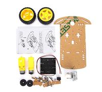 DollaTek Smart Motor Robot Car Battery Box Kit de Chasis Speed Encoder para Arduino