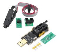 DollaTek sop8 soic8 clip de prueba para eeprom 25cxx / 24cxx + ch341a 24 25 series eeprom flash bios programador usb