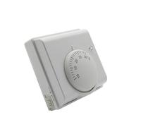 DollaTek Termostato para calefacción por Suelo Radiante, Controlador mecánico de Temperatura Ambiente, termostato con Interruptor para Aire Acondicionado Central (220 V)