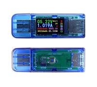 DollaTek USB3.0 Pantalla LCD en Color Voltaje Corriente Potencia Batería Medidor de medición Multifuncional USB Tester