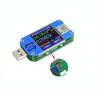 DollaTek Voltímetro USB UM25C, medidor de Voltaje USB medidor USB Bluetooth Tipo C Medidor de Voltaje USB y probador de Corriente