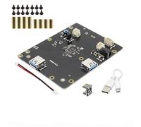 DollaTek X820 V3.0 USB 3.0 Tarjeta de expansión de Almacenamiento Compatible con SATA HDD/SSD/Raspberry Pi 3 Modelo B + (B Plus) / 3 Modelo B / 2B / B +