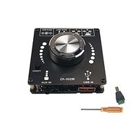 DollaTek ZK-502M Audio Mini 2.0 estéreo 50 W + 50 W Bluetooth Digital Amplificador Módulo amplificador 50 W x 2 AMP Amplificador Home Theater AUX USB