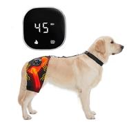 Dollephi Soporte de cadera para perro con calor y vibración, soporte de cadera para perros, ayuda a la displasia de cadera y artritis, terapia de alivio del dolor, diseño portátil inalámbrico