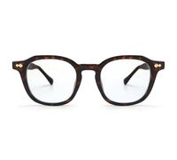 Dollger Gafas con filtro de luz azul para hombre Gafas cuadradas con filtro de luz azul Montura grande Anti luz azul PC TV Gaming Unisex Leopardo