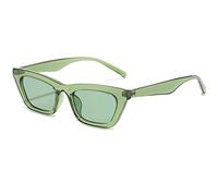 Dollger Gafas de sol mujer gato protección UV vintage gafas Cat Eye Sunglasses Retro gafas cuadradas ojo pequeño caateye