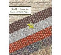 DOLLHOUSE BRICK WALL PAPER: DOLLHOUSE BRICK WALL PAPER: Miniature Old Textured Brick Images 1:12 for Decorating Model Homes, Buildings, Bridges, Paths | Other Craft Projects | 8.5 x 11 Size