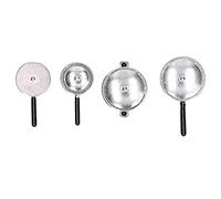 Dollhouse Metal Pot Silver Miniature Stovetop Cookware Kitchen Accessories Toy for Role Playing