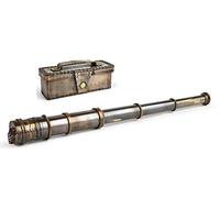 Dollond London 1920 Telescopio hecho a mano | Catalejo náutico antiguo | Reproducción Antigua Funcionante | Monocular en Latón | 15 pulgadas de largo | Decoración coleccionable | Para niños