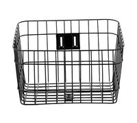 Dolltobe Cesta delantera para scooter eléctrico, solución de carga de malla metálica, 14.96 x 11.81 x 7.87 pulgadas, resistente, compras o transporte de mascotas