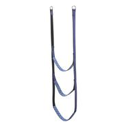 Dolltobe Escalera plegable para barco, escalera de cuerda de 3 escalones con ganchos de acero inoxidable, cincha de nailon resistente, embarque portátil para barco inflable, kayak, yate, muelle