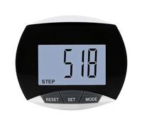 Dolltobe Para mujeres, hombres, adultos, personas mayores, rastreador multifuncional de calorías, contador de pasos portátil para correr, caminar, podómetro con pantalla digital grande
