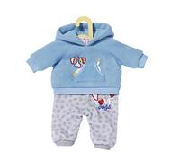 Dolly Moda Chándal para Muñecas 39 - 46 cm, Estampado de Perro, Para Manos Pequeñas, Promueve la Empatía y Las Habilidades Sociales, Edad 3+, Incluye Sudadera y Pantalones, Azul