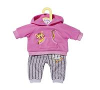 Dolly Moda Chándal Rosa para Muñecas 39 - 46 cm, Con Detalles de Gatito, Para Manos Pequeñas, Promueve la Empatía y Las Habilidades Sociales, Edad 3+, Incluye Sudadera y Pantalones
