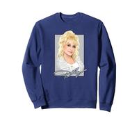 Dolly Parton Classic Sudadera, Unisex para Adultos, Azul Marino, S