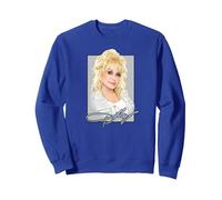 Dolly Parton Classic Sudadera, Unisex para Adultos, Azul Real, XXL