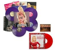 Dolly Parton Deluxe Christmas Vinyl Collection: Rockstar Special Edition (Purple Vinyl)+ Holly Dolly Christmas (Red Vinyl) + Including Bonus Art Card