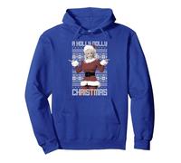 Dolly Parton - Suéter de Navidad Sudadera con Capucha, Unisex para Adultos, Azul Real, L