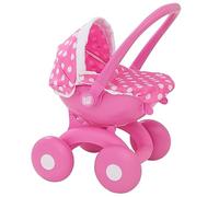 Dolly Tots My First - Cochecito 4 en 1 Rosa | Cuna de Transporte, Asiento de Bebé y Accesorios para Muñecas | Para Niños a Partir de 18 Meses
