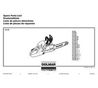 Dolmar 38153570 - 2276 Juego de reparación - Acelerador onda ka11013, Original para Notebook PS de 7900