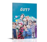 DOLNJUH Got7 Amazing Singer - Póster decorativo para álbum de música, 40 x 60 cm, estilo marco