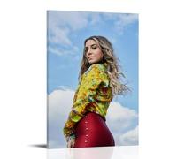 DOLNJUH Lainey Wilson Amazing Singer Wonderful Music Album Cover Póster Arte de Pared Pintura Decorativa Dormitorio Póster 08 x 12 pulgadas (20 x 30 cm) estilo marco