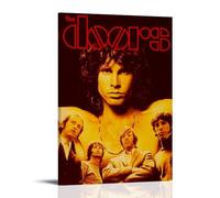 DOLNJUH Póster decorativo de The Doors Amazing Singer para álbum de música, póster decorativo para pared, 30 x 45 cm, estilo marco