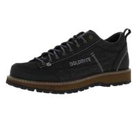Dolomite 54 Low Denim ligero y cómodo para hombre mocasines con suela cosida en marco, Negro , 44 EU