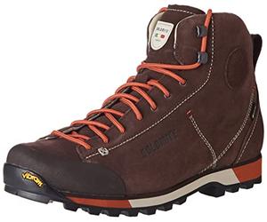Dolomite, Bota Cinquantaquattro Hike GTX Hombre, Dark Brown/Red, 40 2/3 EU