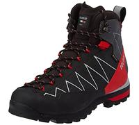 Dolomite Bota CRODAROSSA Pro GTX 2.0, Botas de Senderismo Unisex Adulto, Black/Fiery Red, 44.5 EU