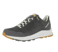 Dolomite Carezza Leather WP - Zapatillas deportivas para hombre impermeables y cómodas con membrana y suela antideslizante, gris oscuro., 42.5 EU