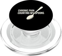 Dolor Crónico Contando Mis Cucharas Guerrero Enfermedad Invisible PopSockets PopGrip para MagSafe