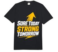 Dolor Hoy Fuerte Mañana Gimnasio Motivación Comfort Colors Adult Heavyweight T-Shirt