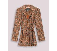 Dolores Promesas Blazer estampado geométrico Manuela. Marrón 36