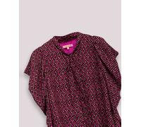 Dolores Promesas Blusa estampada con lazo Elena. Rosa 46