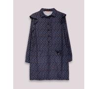 Dolores Promesas Vestido Elena Estampado Geométrico. Azul 46