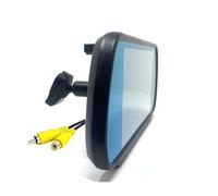 Dolphin Automotive Monitor de pantalla de espejo retrovisor de 7 pulgadas para furgonetas con tallo adhesivo para ver cámaras de marcha atrás