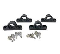 Dolphin Automotive Soportes de montaje para sensor de aparcamiento debajo del parachoques, 21 mm de diámetro, juego de 4