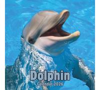 Dolphin Calendar 2026: 14-Month Organizer from Nov 2025 to Dec 2026 | Perfect for Home, Office, School & Family Scheduling, For Men , Women , Girls , Boys
