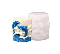 Dolphin Candle Mold- Reusable Cute 3D Realistic Reusable Design