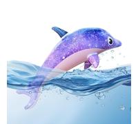 Dolphin Inflatable Animal Beach Toy - Purple Dolphin | Water Blow Up Toy