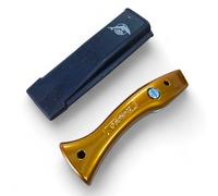 Dolphin - Mango de corte de alfombras, cuchillo de corte de trabajo con funda, naranja caramelo, sin cuchillas PTL®