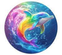 Dolphin Puzzles Imposible,desafío for Adults Juego Educativo 1000 Piezas Obra De Arte De Juego De para Adultos Y Niños A Partir De 12 Años 1000pcs (67.5x67.5cm)