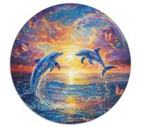 Dolphin Rompecabezas Imposible,desafío for Adults Entretenimiento Creativo 1000 Piezas Obra De Arte De Juego De para Adultos Y Niños 1000pcs (67.5x67.5cm)