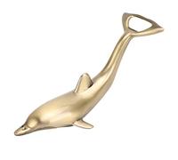 Dolphin Shape Bottle Opener, Rust Can Opener with Anti Slip Grip, Exquisite Wine Opener and Corkscrew for Beer, Small Size Zinc Alloy Bottle Can Opener for Home Bar Kitch