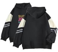 Dolpind Kpop BTS Map of The Soul Persona BTS Sudadera con capucha Jimin Suga Jung Kook V BTS Mercancía Sudadera, Negro , M-XXL