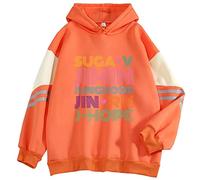 Dolpind Kpop BTS Map of The Soul Persona BTS Sudadera con capucha Jimin Suga Jung Kook V BTS Mercancía Suéter, 4XL